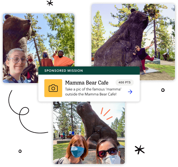 Encourage participation through fun, interactive Experiences that unite your town