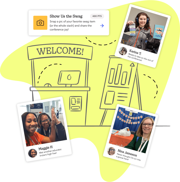 Create memorable events using gamification and real-time updates