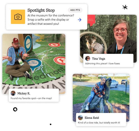 Encourage social sharing and sponsor visibility through branded Missions