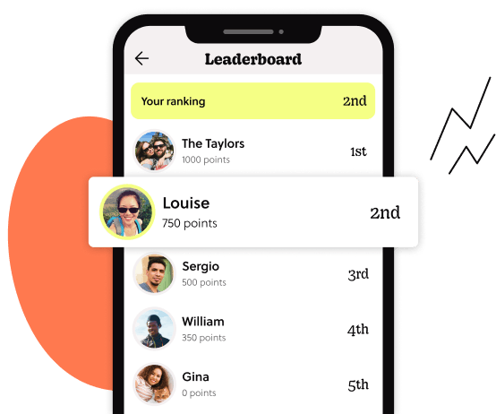 Watch the leaderboard light up as participants compete in real-time