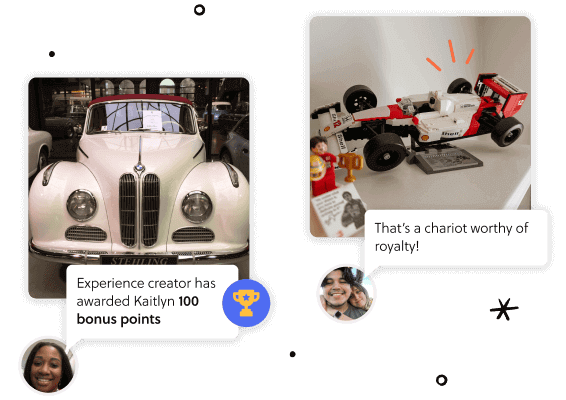 Track engagement with live analytics and interactive challenge updates